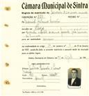 Registo de matricula de carroceiro de 2 ou mais animais em nome de Manuel Antunes Simões, morador em Albogas, com o nº de inscrição 2133.