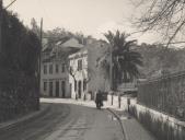 Vista parcial da Volta do Duche em Sintra com o edificio das queijadas da Sapa.