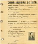Registo de matricula de carroceiro de 2 ou mais animais em nome de Domingas Maria Lourenço, morador em Areias, com o nº de inscrição 1983.
