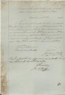 Ordem de cobrança para pagamento de uma licença  passada  a Manuel Duarte morador em Queluz.