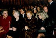 Homenagem à Marquesa Olga do Cadaval, com a presença da Presidente da Câmara Municipal de Sintra, Dr.ª Edite Estrela e a Dr.ª Maria Barroso, no Palácio Nacional de Queluz.