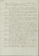 Relação dos documentos que se entregaram à Marquesa do Louriçal, referente à herança do Marquês de Marialva e a diversas propriedades e a dívidas.