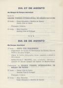 Programa comemorativo das Bodas de Prata 1940-1965 do Hóquei Clube de Sintra.