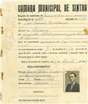 Registo de matricula de carroceiro de 2 ou mais animais em nome de José Manuel Corredora, morador em Maceira, com o nº de inscrição 2339.