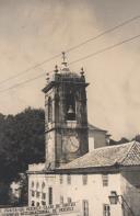 Torre do relógio e edifício dos correios na Vila de Sintra.