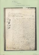 Fotografia de documento em que o rei D. Fernando II manifesta à Câmara Municipal de Sintra a intenção de aforar o castelo dos mouros. A demarcação do terreno e do foro ser-lhe-iam fixados em sessão de reunião de Câmara no dia 6 de Setembro de 1839.