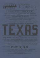 Programa do filme "Texas" com a participação dos atores George Bancroft, Glenn Ford, Claire Trevor e William Holden.