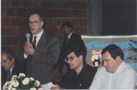 Rui Silva, Presidente da Câmara Municipal de Sintra, com o Vereador Correia de Andrade no aniversário do Hockey Club de Sintra.