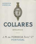 Rótulo para garrafas de vinho branco de Colares de J.M. da Fonseca Succs. Ldª.