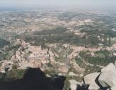 Vista geral de Sintra captada a partir do castelo dos Mouros.