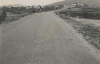 Troço da estrada entre Negrais e Santa Eulália após obras de requalificação em macadame.