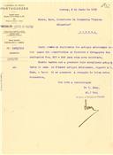 Ofício da Companhia Real dos Caminhos de Ferro Portugueses a comunicar a transferência dos direitos e obrigações dos contratos nº 520 e 543 para a companhia Sintra Atlântico.