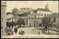 II - Cintra - Largo da Rainha D. Amelia - Entrada do Palacio Real - Casa Lino
