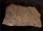 Estela Funerária com inscrição não decifrada. 1ª Idade do Ferro séc. VII - VI a.c. Necrópole da Fonte Velha. Bensafrim Lagos.