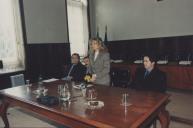 Edite Estrela, Presidente da Câmara Municipal de Sintra, aquando da assinatura do protocolo as tintas Barbot.