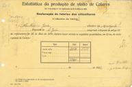 Estatística de produção de vinho feita por produtores do Magoito, Bolembre, Fontanelas, Gouveia e Tojeira.
