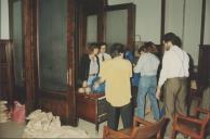 Destruição de votos das eleições presidenciais de 1991 nas quais ganhou Anibal Cavaco Silva.