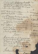 Orçamento que António José Alexandrino fez ao Marquês de Marialva das peças de damasco e mais materiais para a feitura de um pálio.