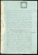 Certidão de inscrição hipotecária passada a Manuel Vieira de Araújo Viana, de Cascais, relativa a umas casas térreas com logradouro e pomar na Azoía.