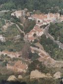 Vista aérea sobre a Volta do Duche e os Paços do Concelho de Sintra.