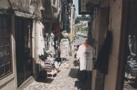 Rua das padarias na vila de Sintra.