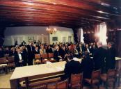 Lions de Portugal com o Presidente Internacional Dr. William Wunder, na sala da Nau, do Palácio Valenças, Sintra.
