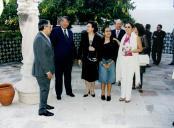 Receção ao Primeiro Ministro de Marrocos e sua comitiva no Palácio Nacional de Sintra durante a sua visita a Sintra.