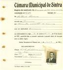 Registo de matricula de carroceiro de 2 ou mais animais em nome de António Correia, morador em Lameiras, com o nº de inscrição 2156.