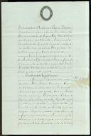 Certidão de inscrição hipotecaria passada a António Gomes da silva relativa a uma terra de semeadura no Casal do Almograve e outra na Arroteia.
