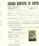 Registo de matricula de carroceiro de 2 ou mais animais em nome de Carlos Alberto Raio, morador na Várzea, com o nº de inscrição 2346.