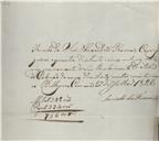Pagamento de Alexandre Tomás Carrasqueira referente à sisa do ano de 1825.