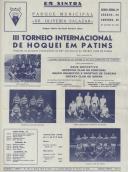 Programa do III Torneio Internacional de Hóquei em Patins, integrado no programa comemorativo do XXV Aniversário do Hóquei Clube de Sintra.