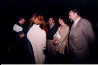 Drª Edite Estrela, presidente da Câmara Municipal de Sintra e Dr. António Guterres nas Noites de Bailado com Aterballetto, nos jardins do Hotel Palácio de Seteais.