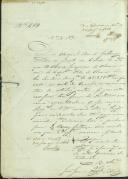 Requerimento de Miguel David Gallewoy para citar Maria Joaquina pagamento de uma divida.