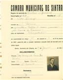Registo de matricula de cocheiro profissional em nome de Pedro Tomás, morador em São Marcos, com o nº de inscrição 631.