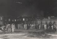 Incêndio que deflagrou no Palácio Nacional de Queluz no dia 4 de Outubro de 1934. 