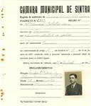Registo de matricula de carroceiro de 2 ou mais animais em nome de Sidoneo Catalão Dias, morador em Maceira, com o nº de inscrição 2363.