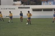 Jogo de futebol com funcionários da Câmara Municipal de Sintra e pessoal da imprensa no campo do Sport União Sintrense, na Portela de Sintra. 