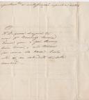 Carta da Duquesa de Lafões dirigida a António Xavier Ribeiro Grilo relativa aos títulos.