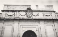Pormenor da fachada principal do Palácio de Seteais.
