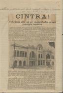 Notícias publicadas pelo jornal "O Século" referentes à inauguração do Casino de Sintra que ocorreu no dia 02 de Agosto de 1924.