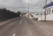 Troço de uma estrada no concelho de Sintra após obras de requalificação.