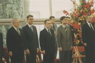 Presidente da República, Mário Soares, 1.º Ministro, Cavaco Silva, e o Presidente da Câmara Municipal de Sintra, Rui Silva, nas comemorações do Dia de Portugal e das Comunidades Portuguesas, em Sintra.