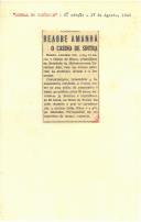 Noticia publicada pelo "Jornal do Comércio" anunciando a reabertura do Casino no dia 18 de agosto de 1945.