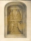 Nicho com a imagem de Maria Santíssima, o Anjo e São José.