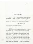 Carta do Monteiro Mor, na qual remete uma conta do Monteiro Mor da Serra de Sintra sobre um estranho procedimento da Câmara de Colares.