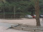 Vista parcial do estacionamento do Rio do Porto na vila de Sintra.