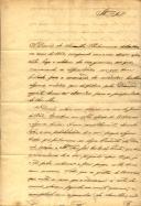 Relatório de gerência da Assembleia Filarmónica de Sintra relativo ao ano de 1852.