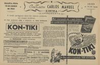 Programa do filme Kon-Tiki.