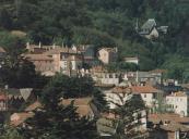 Vista geral do Centro Histórico da Vila de Sintra, com o Chalet Biester ao fundo.